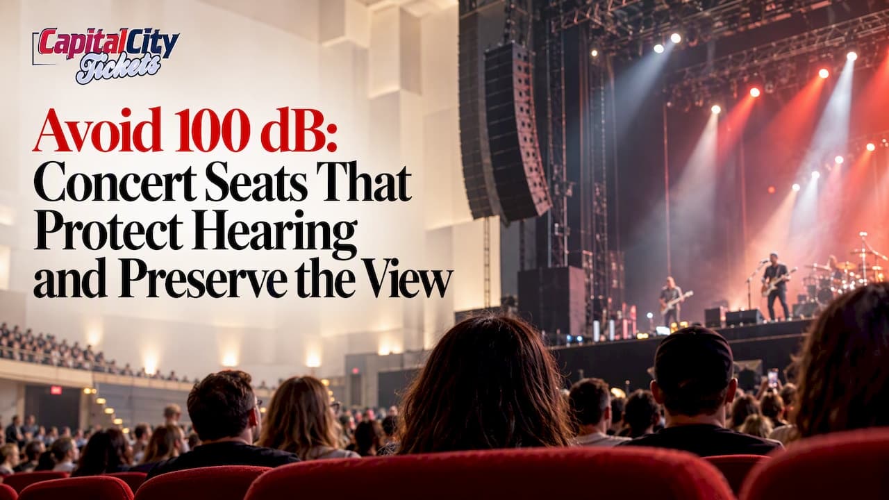 Avoid 100 dB: Concert Seats That Protect Hearing and Preserve the View