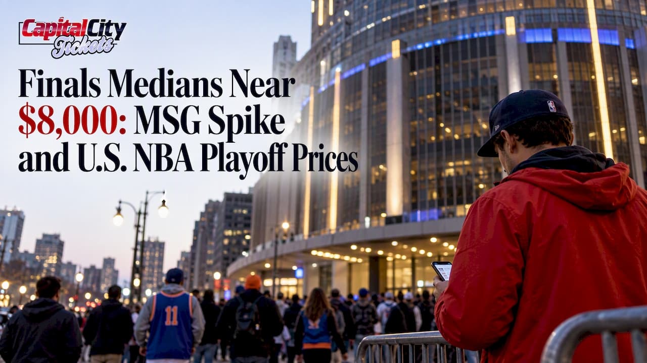 Finals Medians Near $8,000: MSG Spike and U.S. NBA Playoff Prices