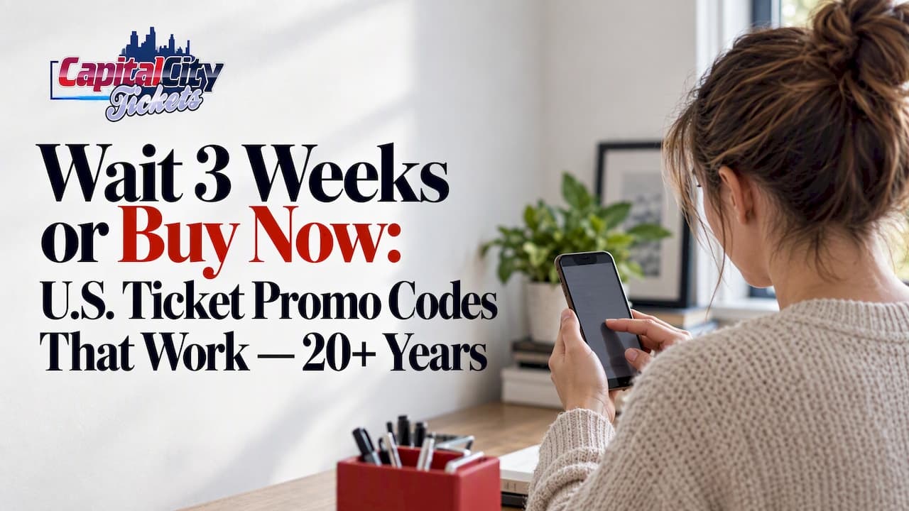 Wait 3 Weeks or Buy Now: U.S. Ticket Promo Codes That Work, 20+ Years