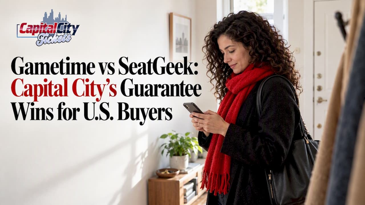 Gametime vs SeatGeek: Capital City’s Guarantee Wins for U.S. Buyers